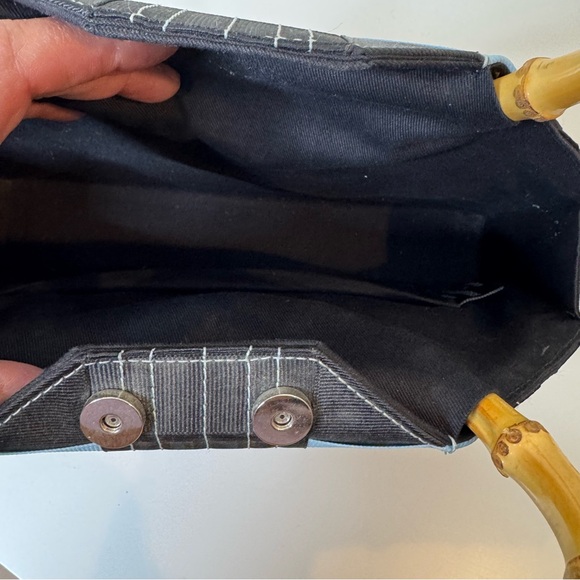 Jordan McMillan & Co. Woven Grosgrain Bag blue - Picture 11 of 12